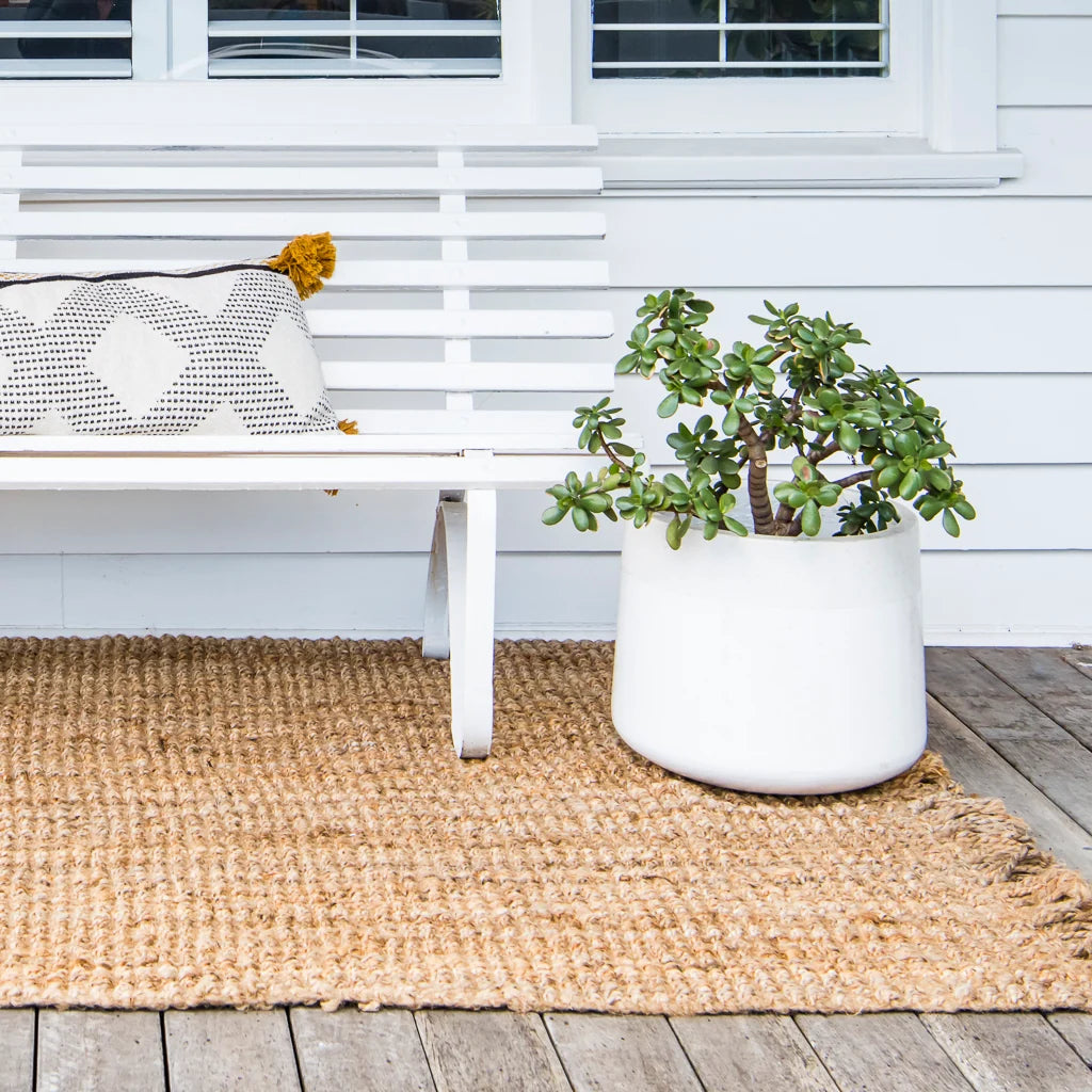 Fringed Jute Rug