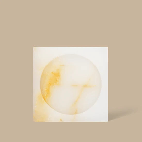 Ink Dish - White Onyx
