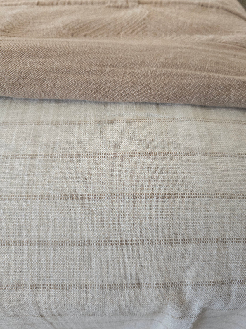 Oatmeal Stripe Bolster