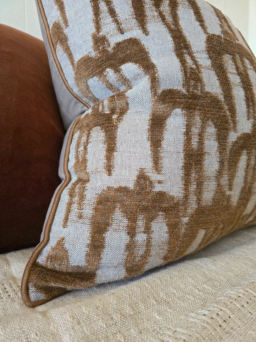 Swallow Terracotta Cushion