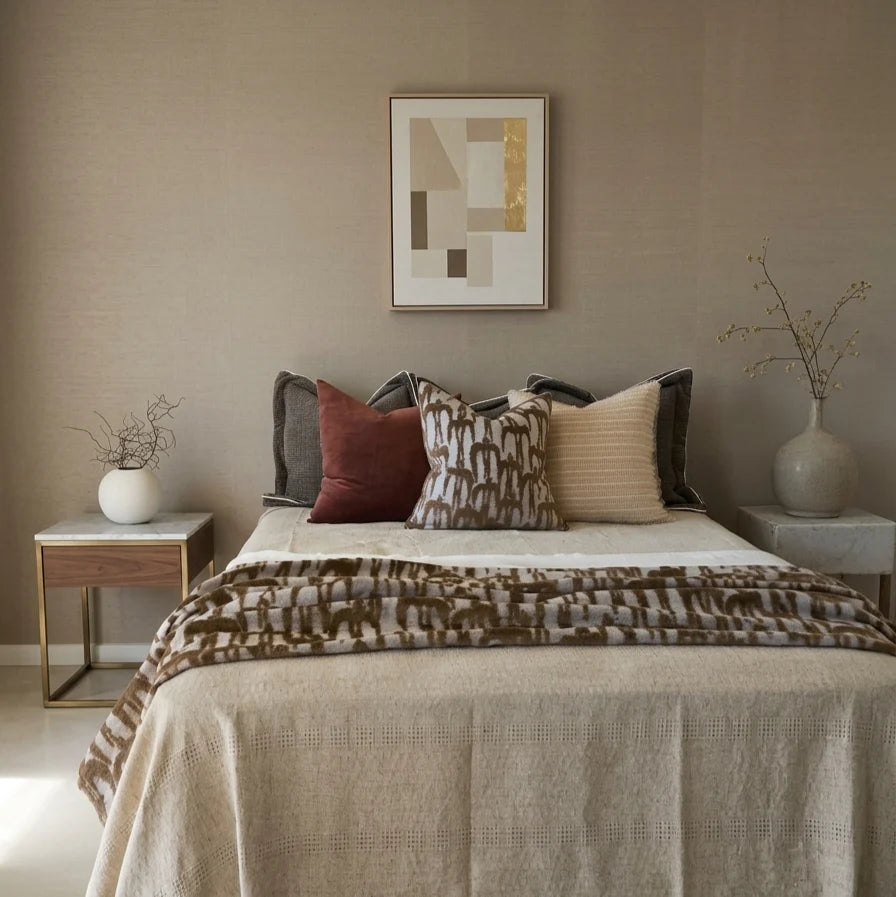 Swallow Terracotta Bedcover